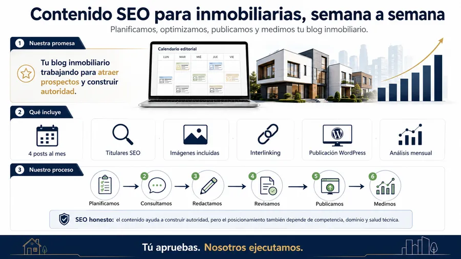 Ciclo de ejecución del Plan Estratégico Mensual Real Estate